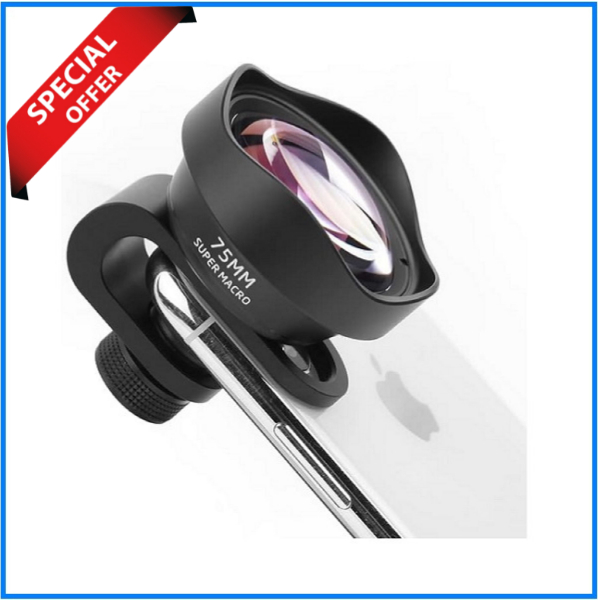 DHOLES ULANZI 75mm Super Macro Lens for Smartphones (Slightly Used) - Black
