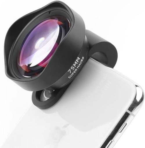 DHOLES ULANZI 75mm Super Macro Lens for Smartphones (Slightly Used) - Black - Image 2