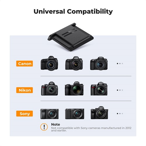 K&F Concept SKU.2250 Camera Hot Shoe Cover Cap for Cameras - Black - Image 4