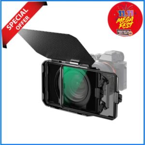 K&F Concept SKU.2181V1 Matte Box Kit with ND8 Square Filter Compatible Two 4x5.65