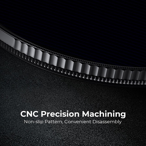 K&F Concept 67mm KF01.2099 Optical Ultra-Clear Glass Nano-Xcel Series Blue Streak Filter (2mm) - Black - Image 7