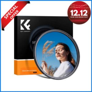 K&F Concept 82mm 2-in-1 Black Diffusion/Black Mist 1/4 with CPL Filter (KF01.2779) - Black
