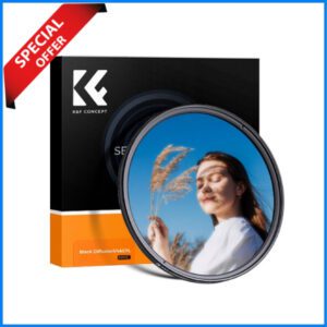 K&F Concept 82mm 2-in-1 Black Diffusion/Black Mist 1/4 with CPL Filter (KF01.2779) - Black