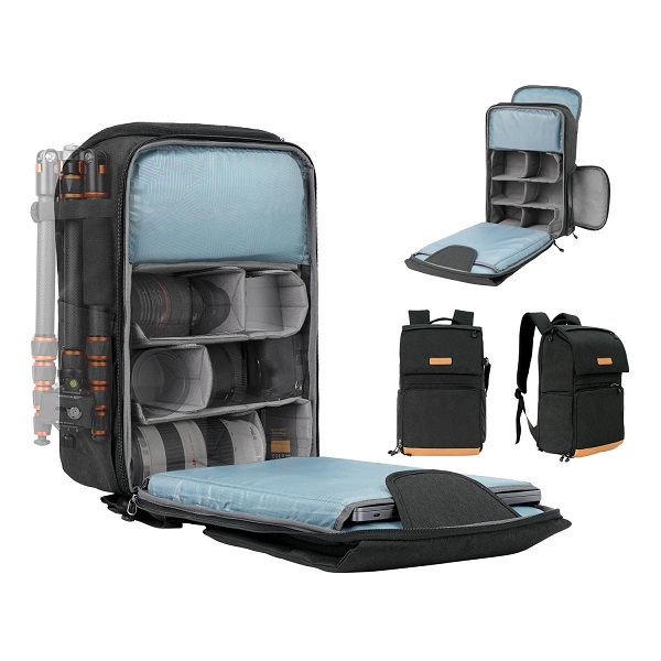 K&F Concept KF13.104V2 Multifunctional Waterproof Camera Backpack with 15.6