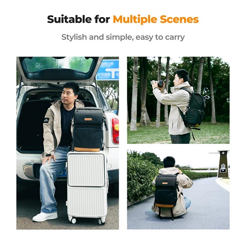 K&F Concept KF13.104V2 Multifunctional Waterproof Camera Backpack with 15.6
