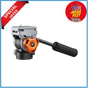 K&F Concept KF31.087 FH-03 Professinal Fluid Video Head – Black