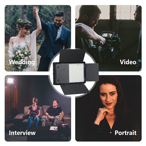 Ye Pro LED 800 RGB Professional LED Video Light with NP-F770 Dual Battery & Charger Set - Black - Image 7