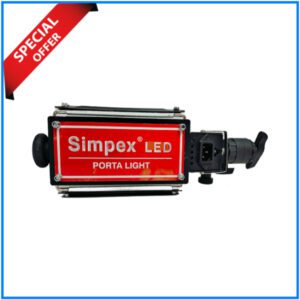 Simpex 700W Porta LED Video Light with Stand and Umbrella Kit - Black