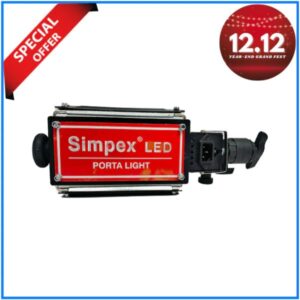 Simpex 700W Porta LED Video Light with Stand and Umbrella Kit - Black