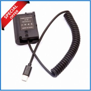 YE DC COUPLER EP-5B Type-C Dummy Battery for Nikon EN-EL15 Battery - Black
