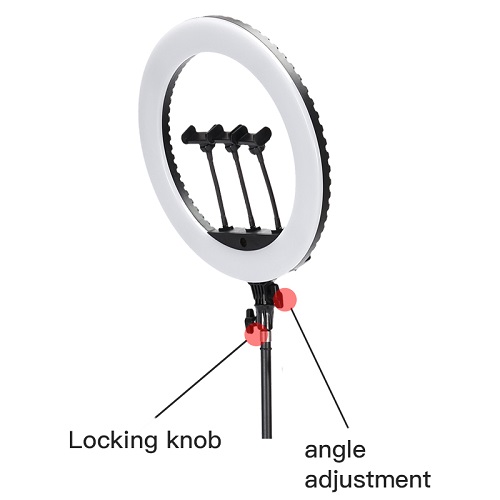 Jmary FM-18R 18-Inch Ring Light with Wireless Remote - Black - Image 5