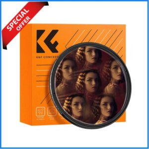 K&F Concept 67mm KF01.2805V1 Kaleidoscope Central Prism Hexagonal Special Effect Filter - Black