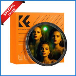 K&F Concept 67mm KF01.2813V1 Kaleidoscope Central Prism Triangular Special Effect Filter - Black