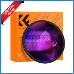 K&F Concept 67mm KF01.2817V1 Single-Sided Linear Pentaprism Special Effect Filter - Black