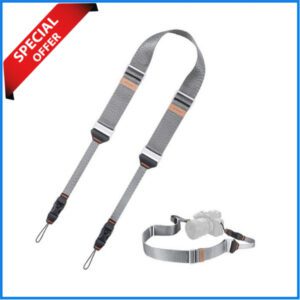 K&F Concept KF13.132 Adjustable Quick Release Shoulder Sling Camera Strap (45mm) - Grey