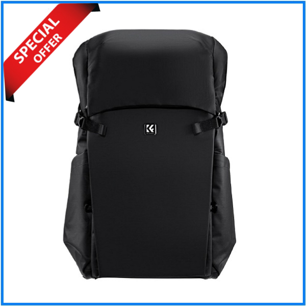 K&F Concept KF13.206V1 Multifunctional Waterproof Large Camera Backpack (30L) - Black
