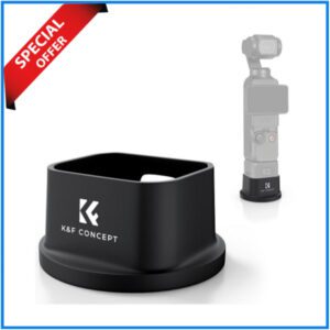 K&F Concept KF31.067 DJI Osmo Pocket 3 Non-Slip Silicone Desktop Mount - Black