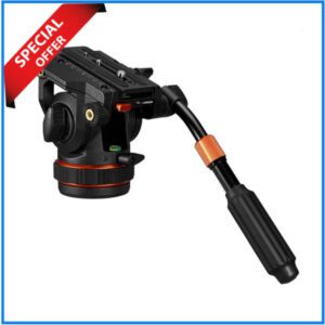 K&F Concept KF31.125 BV50 Professinal Fluid Video Head – Black