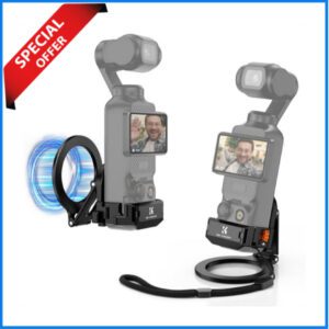 K&F Concept KF31.162 DJI Osmo Pocket 3 Aluminum Alloy Magnetic Expansion Frame - Black