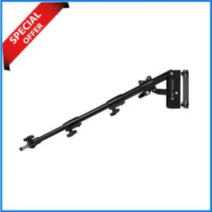 K&F CONCEPT KF34.047 Adjustable Wall-Mount Triangle Boom Arm (100cm)  –  Black