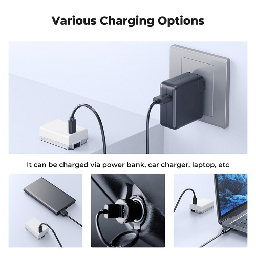 K&F Concept KF28.0040 EN-EL25 1250mAh Type-C Fast Charging Battery for Nikon Z30/ Z50/ ZFC - White - Image 4