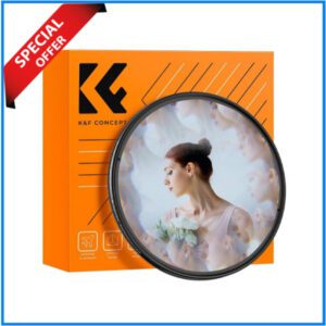 K&F Concept 67mm KF01.2487 Special Effect Kaleidoscope Filter with Vacuum Cleaning Cloths - Black
