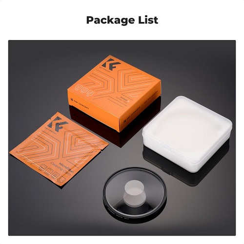 K&F Concept 67mm KF01.2711 Premium Optical Special Effect Spiral Halo Filter - Black - Image 3