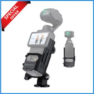 K&F Concept SKU.2284 DJI Osmo Pocket 3 Expansion Mount Adapter Bracket - Black