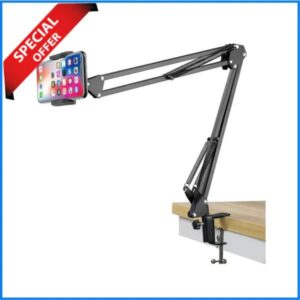 YE Flexible Smartphone Desktop Stand - Black