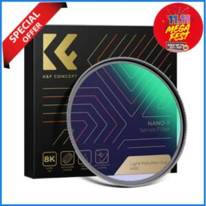K&F Concept 67mm KF01.1117 XK43 Nano-X Series Natural Night Anti-Light Cut Filter - Black