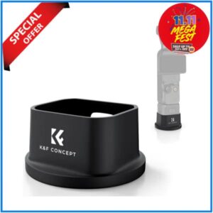 K&F Concept KF31.067 DJI Osmo Pocket 3 Non-Slip Silicone Desktop Mount - Black