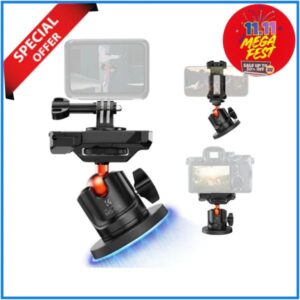 K&F Concept KF31.156 Magnetic Camera Mount Base with Ball Head – Black