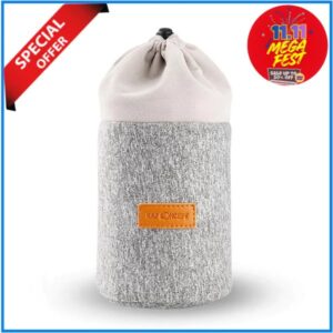 K&F Concept KF13.121 Protective Lens Carrying Pouch Bag (10*18cm) - Gray