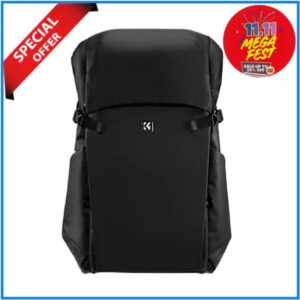 K&F Concept KF13.206V1 Multifunctional Waterproof Large Camera Backpack (30L) - Black