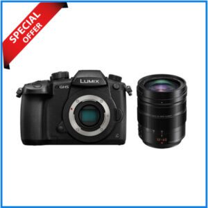 Panasonic Lumix GH5 Mirrorless Camera with LEICA DG 12-60mm Lens Kit (SLIGHTLY USED) - Black