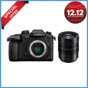 Panasonic Lumix GH5 Mirrorless Camera with LEICA DG 12-60mm Lens Kit (SLIGHTLY USED) - Black