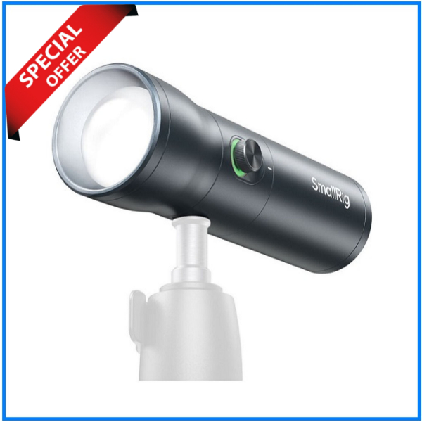 SmallRig RF 10C Portable Focusable Zoom LED Video Light for Photo Video - Black