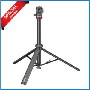 Ulanzi MT-80 Extendable Portable Adjustable Auto-Open Light Stand Tripod - Black
