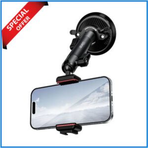 Ulanzi ZJ01 Magnetic Suction Cup Mount For Camera & Smartphone - Black
