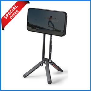 K&F Concept KF31.139V1 Aluminium Alloy Magnetic Smartphone Tripod - Black
