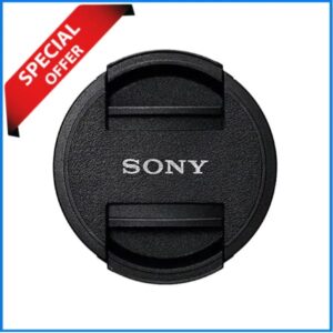 SONY 55mm Front Lens Cap with Rope – Black