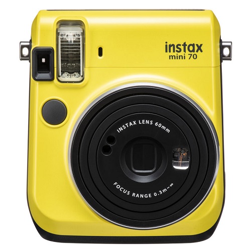 FUJIFILM instax mini 70 Instant Film Camera with 10 Sheets Film Combo - Canary Yellow/ Island Blue/ Moon White - Image 4