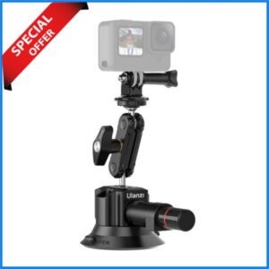 Ulanzi SC-01 Heavy-Duty Suction Cup Mount for Camera & Accessories (3-inch) - Black