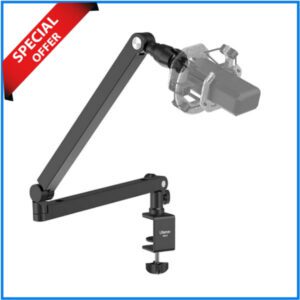 Ulanzi TM01 Microphone Boom Arm with Desk Mount - Black