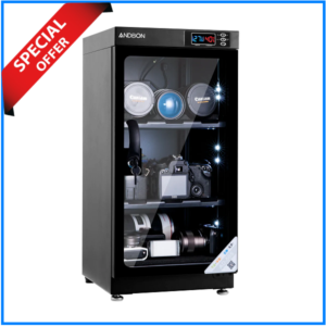 ANDBON AD-50S Electronic Dry Cabinet (50L)- Black