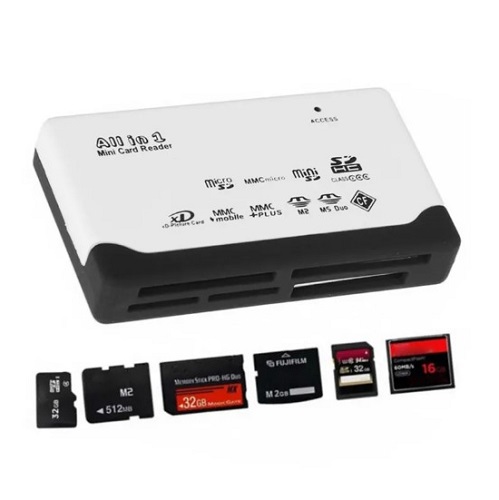 ALL IN ONE Hi-Speed Memory Card Reader - Black - Image 2
