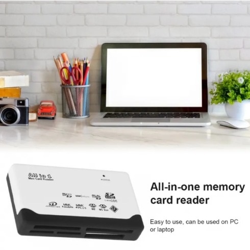 ALL IN ONE Hi-Speed Memory Card Reader - Black - Image 4