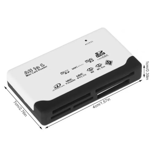 ALL IN ONE Hi-Speed Memory Card Reader - Black - Image 3