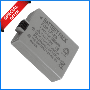 DIGITAL LP-E5 Lithium-Ion Battery Pack for LC-E5 Charger – Black