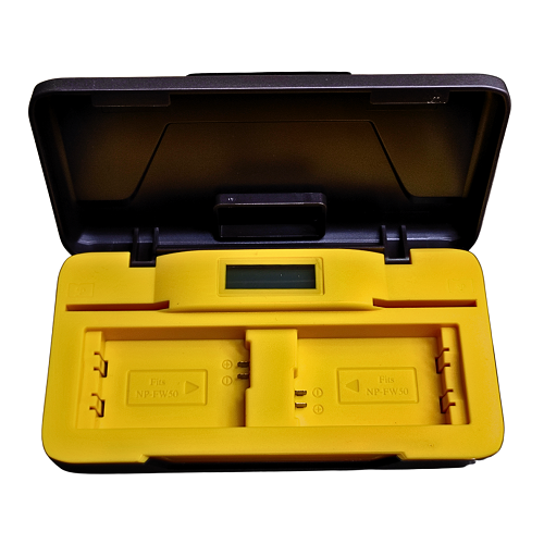 CAPTOR S-DC-NP-FW50(FS) DBL Dual Battery Fast Charging Case for Sony NP-FW50 Series Cameras - Black - Image 4